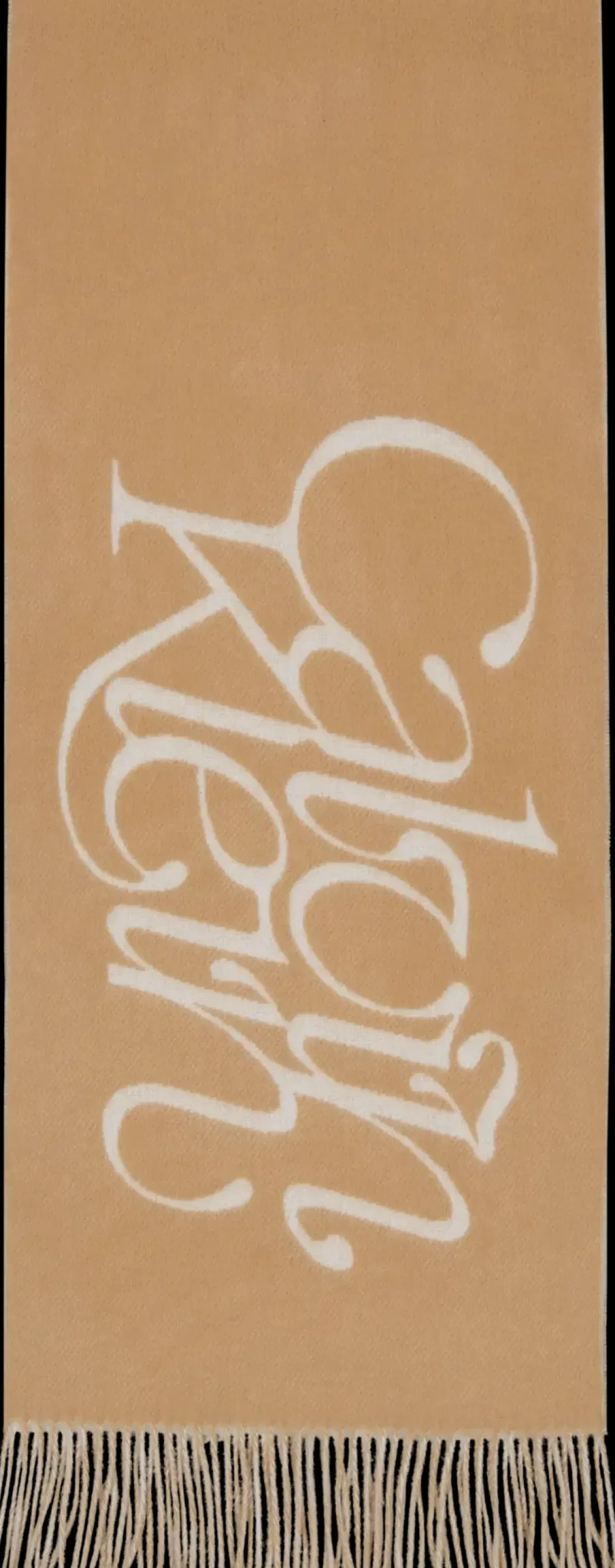 Calvin Klein Scripted logo brushed wool huivi