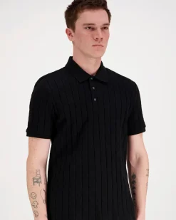 Calvin Klein Ss dbl mercerized emblem jacquard pikee