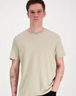 Calvin Klein Ss supima chest emb crewneck t-paita