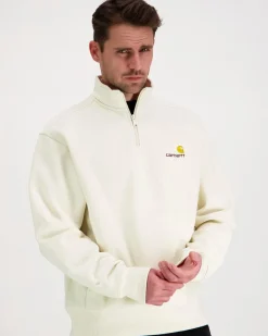 Carhartt WIP Half Zip American Script college