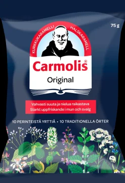 Carmolis yrttikaramelli 75 g