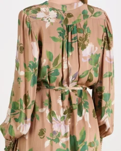 Claire Deljin floral kuosimekko