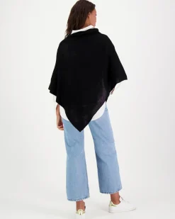 Claire Paige Easy care merinovilla poncho
