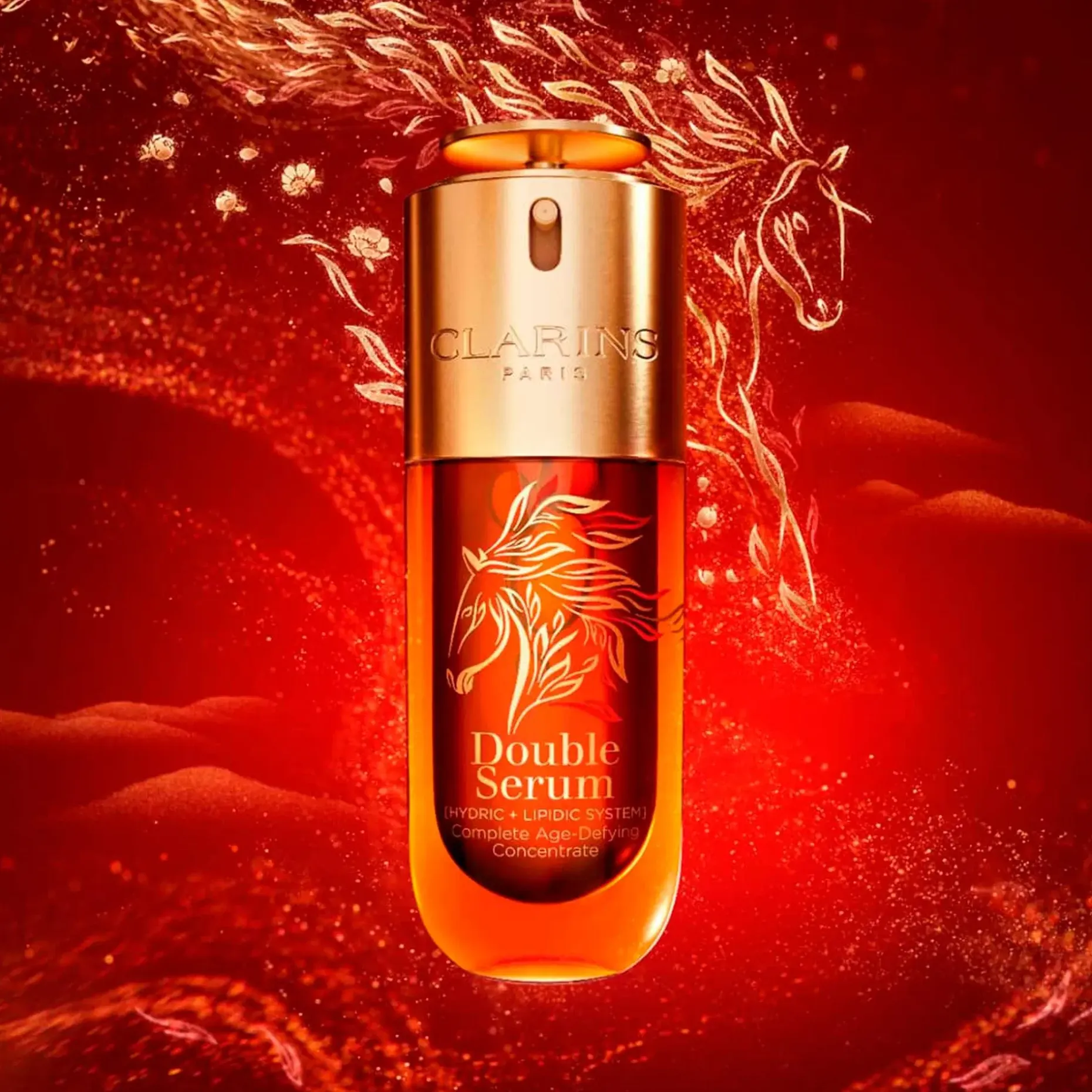 Clarins DOUBLE SERUM Chinese New Year seerumi 2026 75 ml