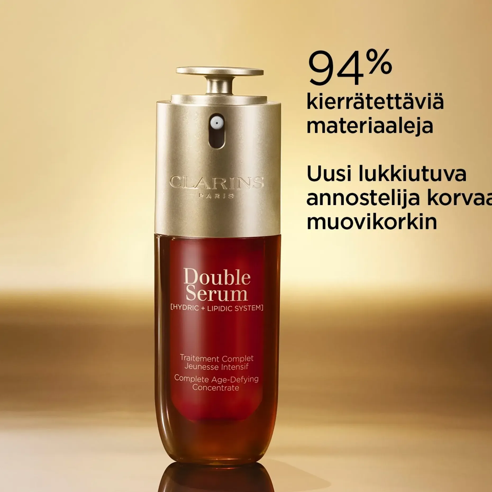 Clarins DOUBLE SERUM kaksiosainen seerumi 50 ml