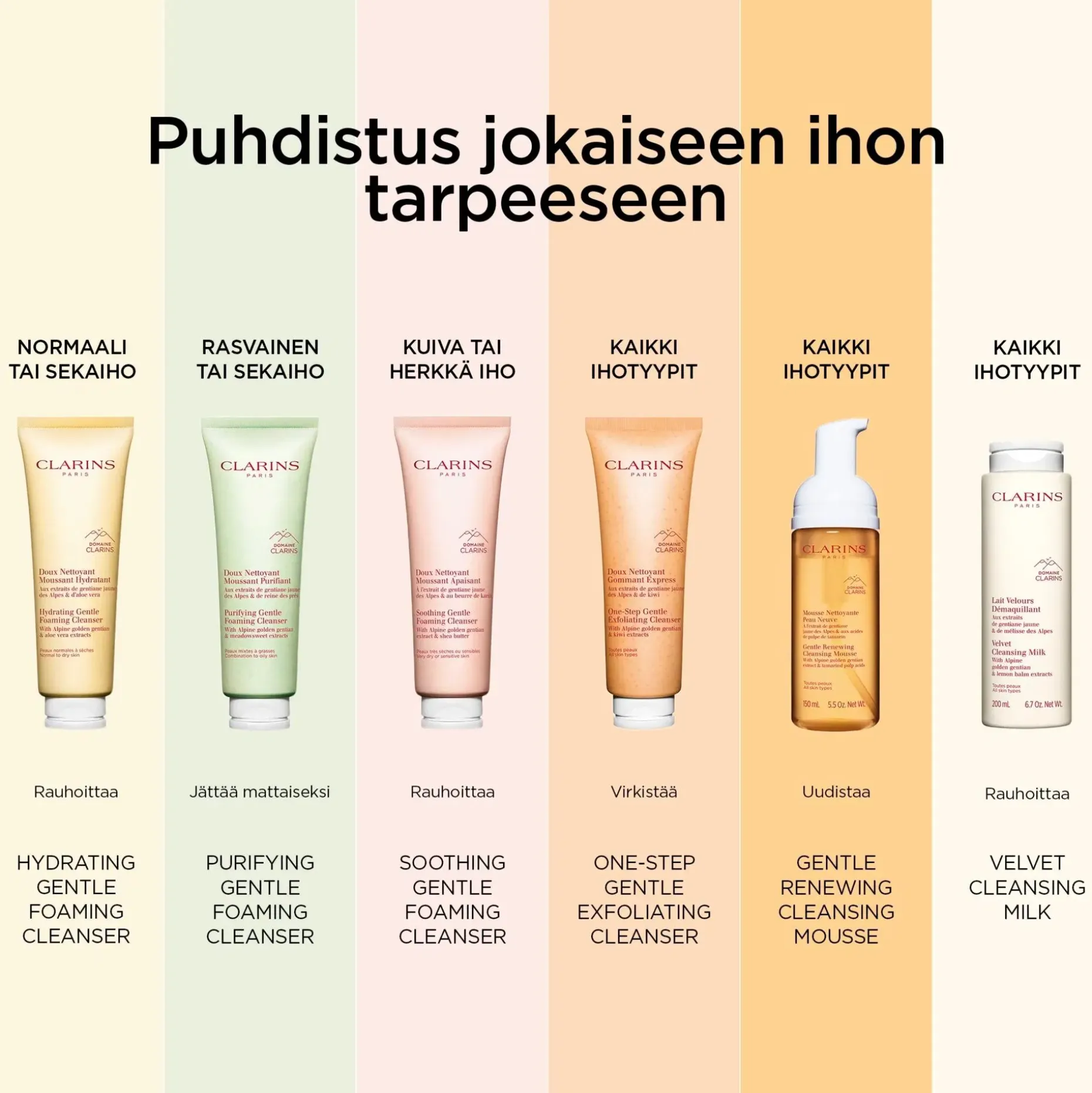 Clarins Hydrating Gentle Foaming Cleanser puhdistusaine 125 ml