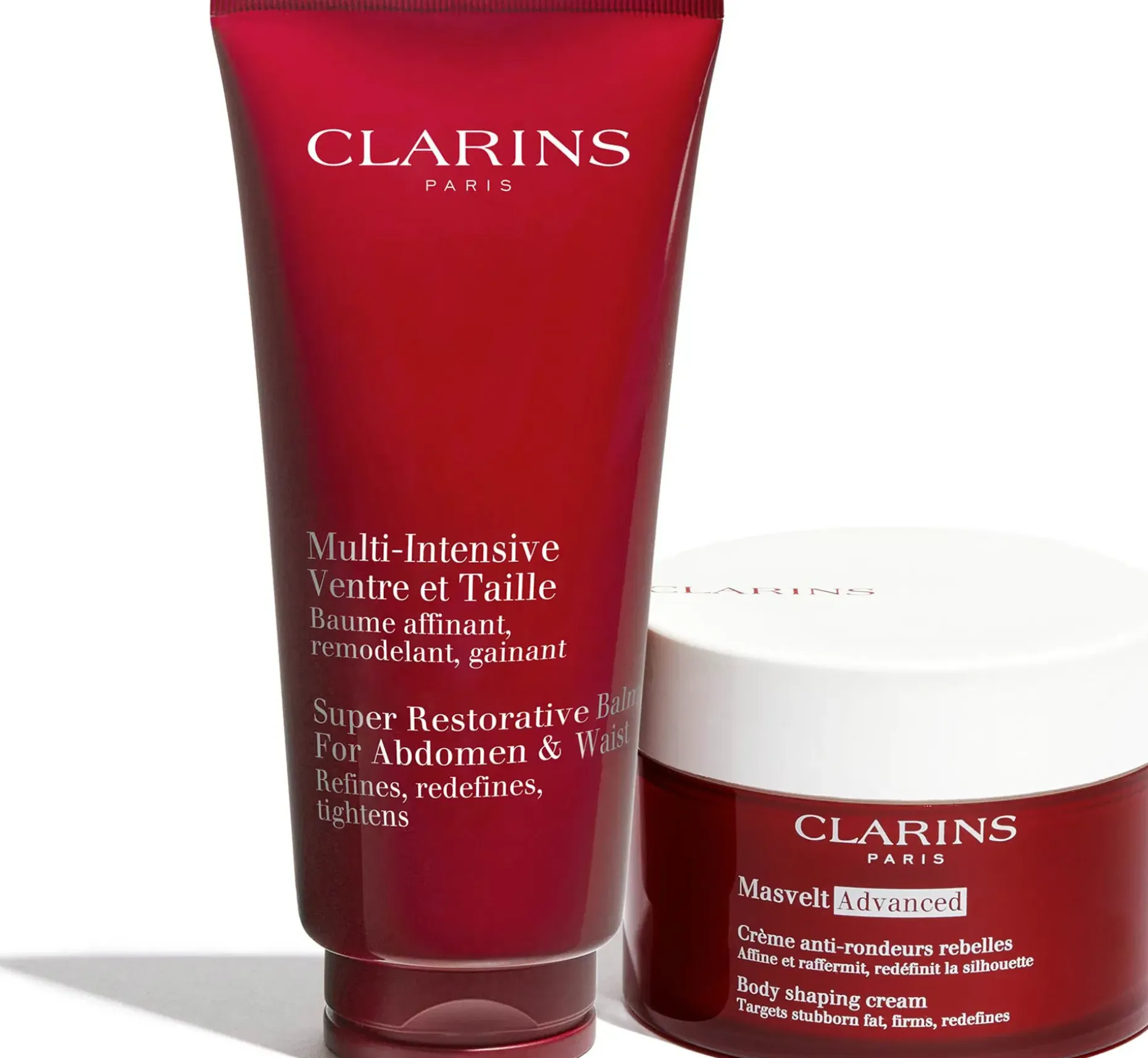 Clarins Super Restorative Balm for abdomen & waist kiinteyttävä vartalovoide 200 ml