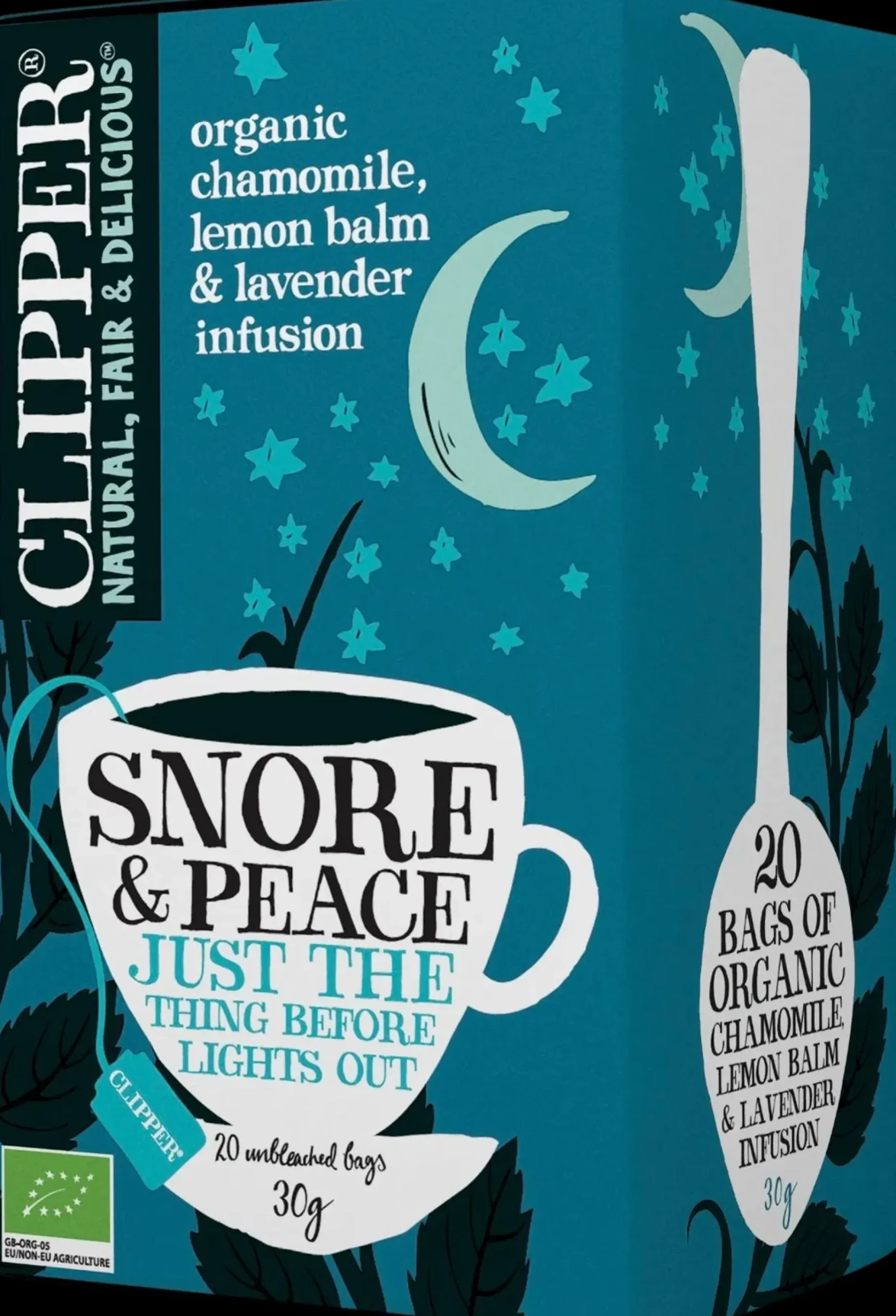 Clipper Luomu Snore & Peace yrttihauduke 20ps / 30g