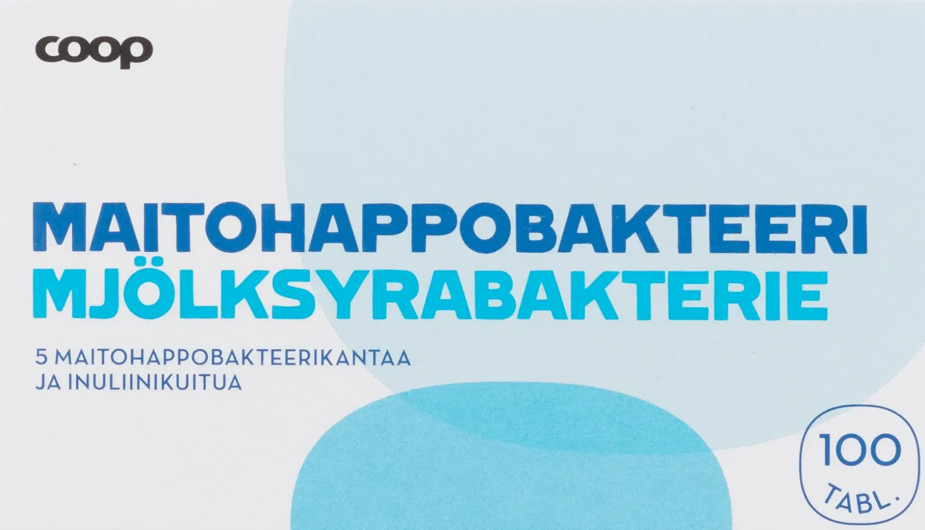 Coop maitohappobakteerivalmiste 100 tablettia