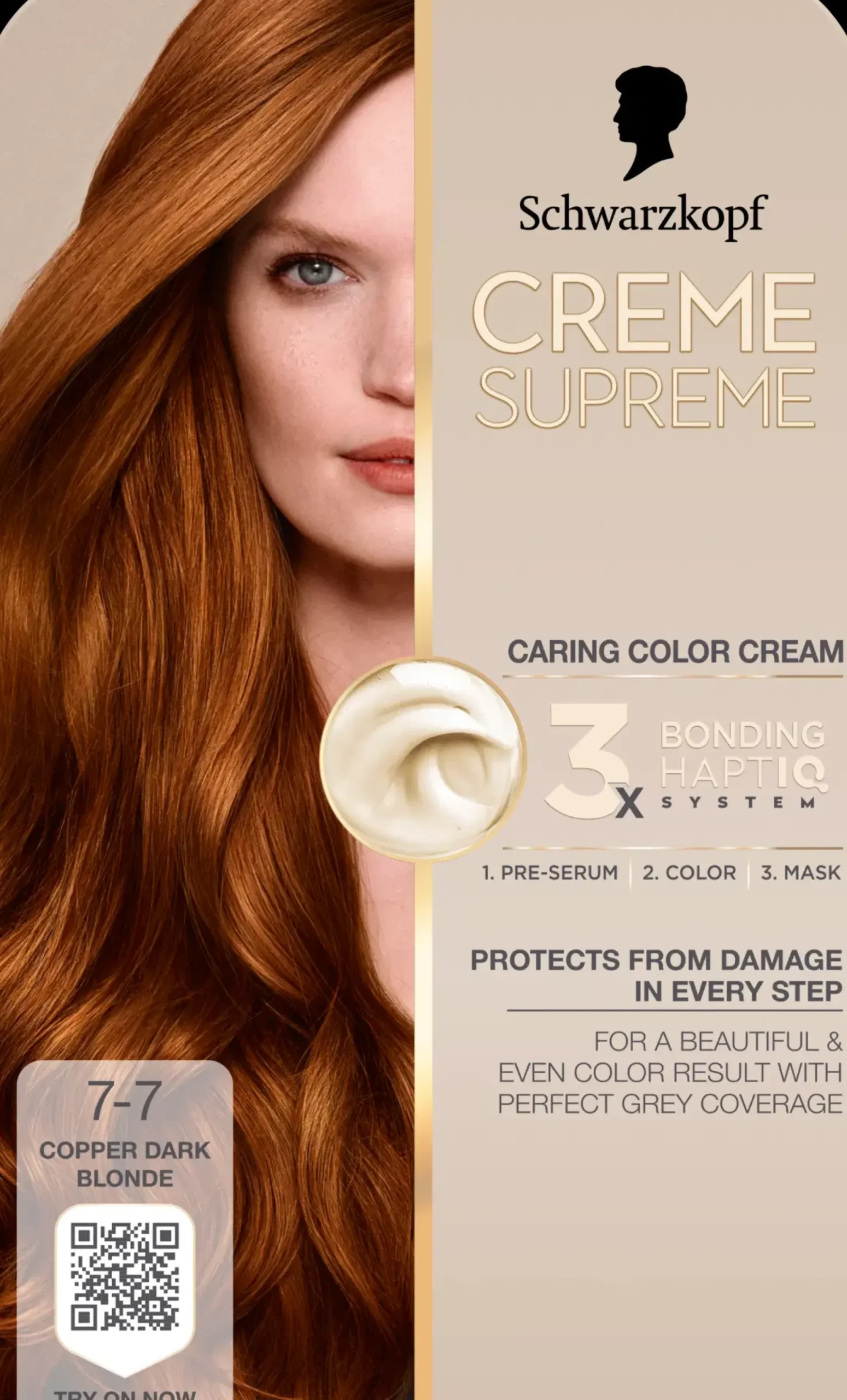 Creme Supreme 7-7 Kuparin Tummanvaalea