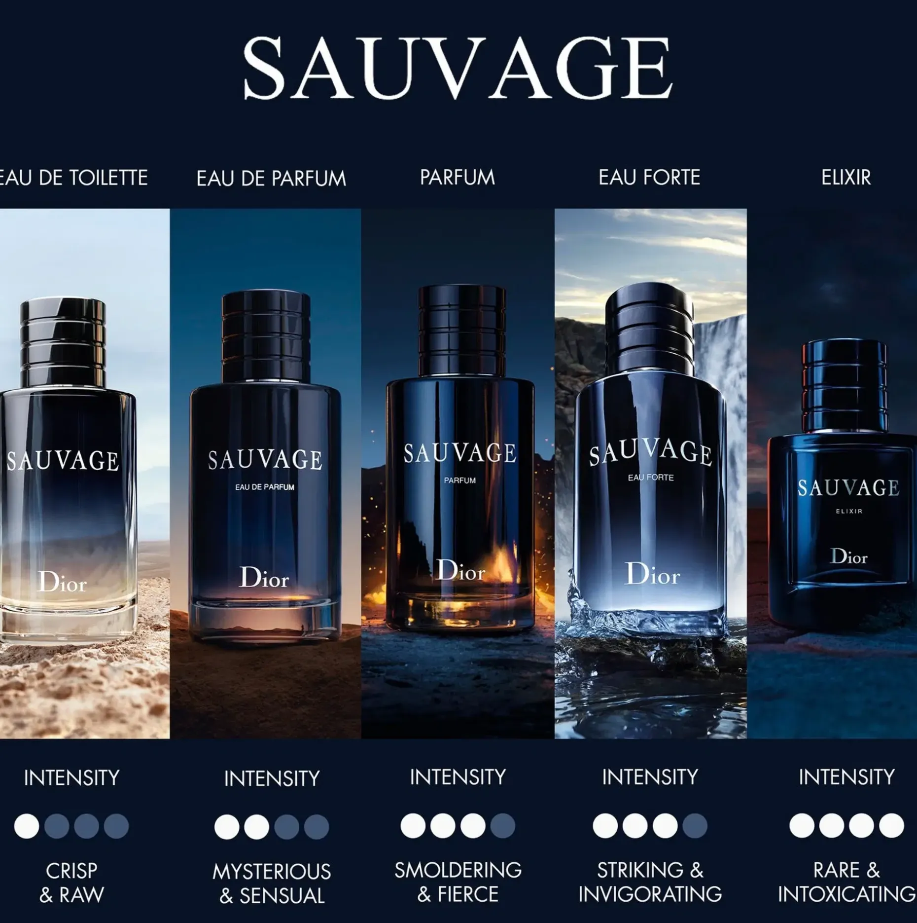 DIOR Sauvage Eau Forte Parfum Alcohol-free Spray tuoksu 60 ml
