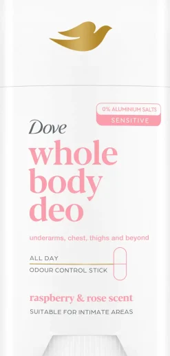 Dove Whole Body Raspberry & Rose deodorantti stick 75 ml