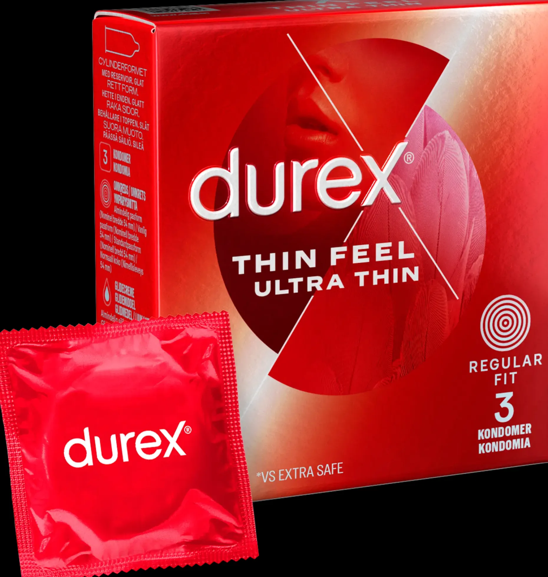 Durex Thin Feel Ultra Thin Kondomi 3kpl