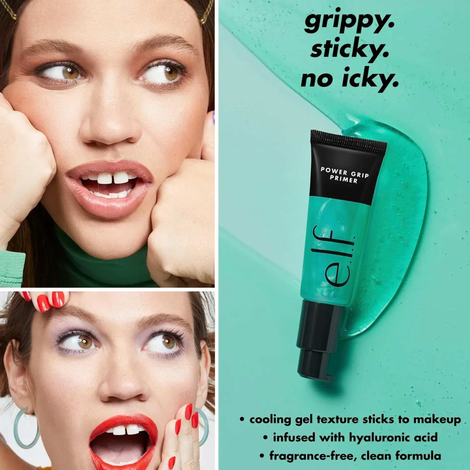 e.l.f. cosmetics Power Grip Primer pohjustusaine 24 ml