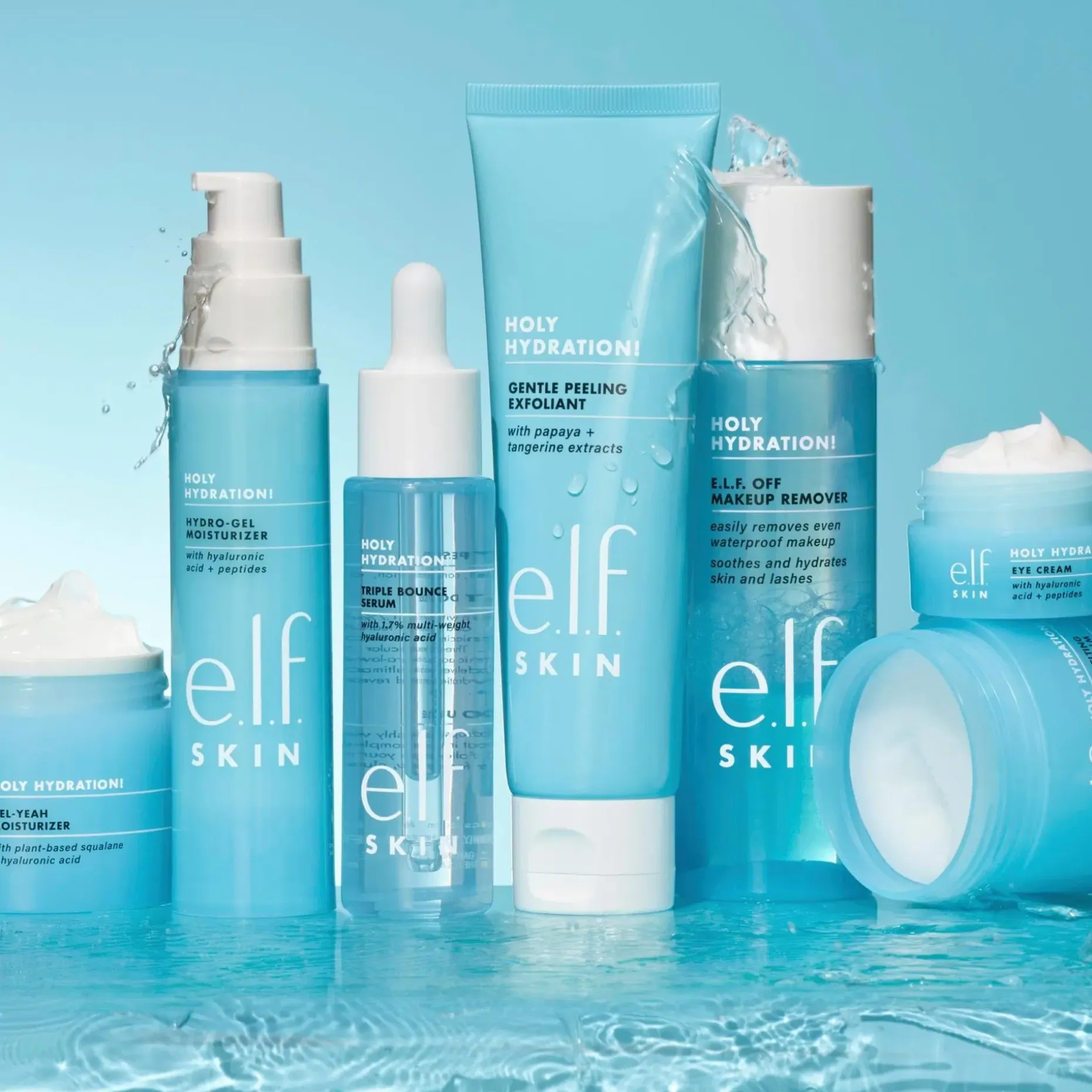 e.l.f cosmetics SKIN Holy Hydration! Gentle peeling exfoliant kuorinta-aine 90 ml