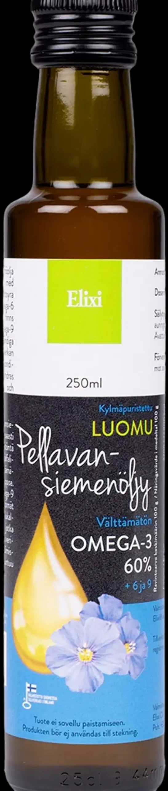 Elixi Luomu Pellavansiemenöljy 250ml