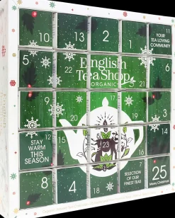 English Tea Shop Luomu Teejoulukalenteri Vihreä 25pss 50g