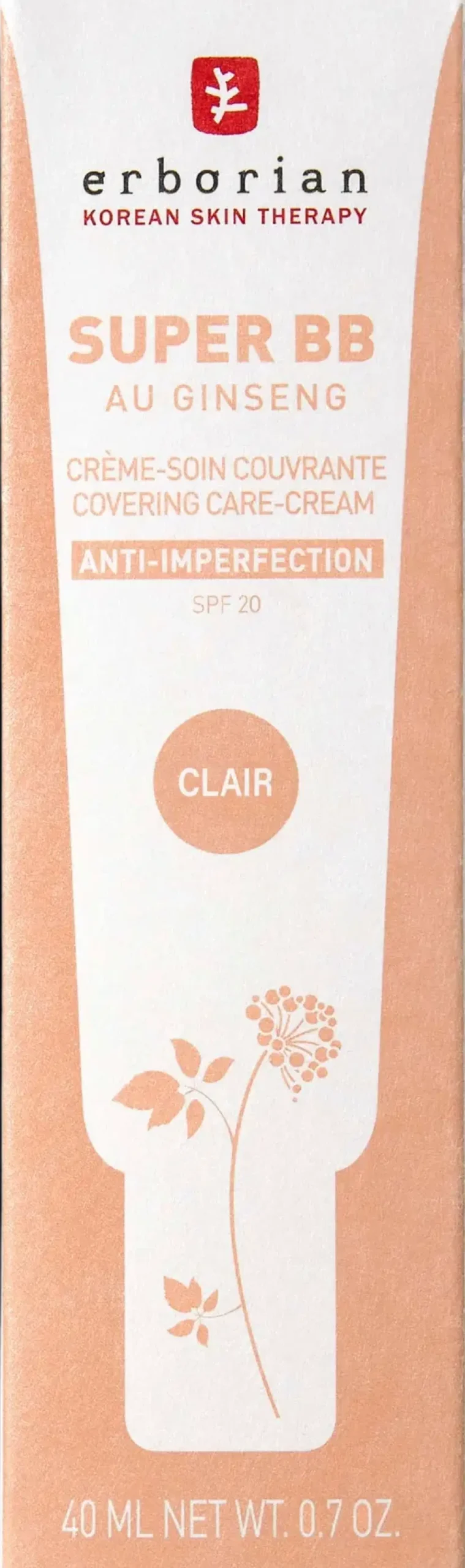 Erborian Super BB clair voide 40 ml