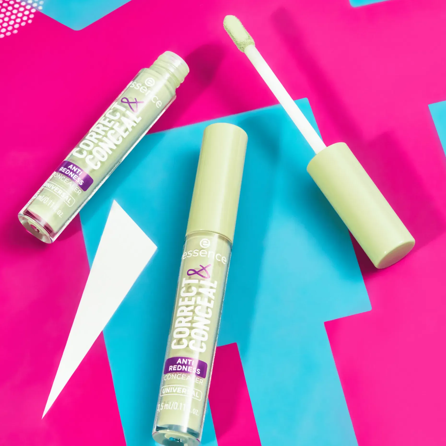 essence CORRECT & CONCEAL anti redness concealer 100 Universal 3.5 ml