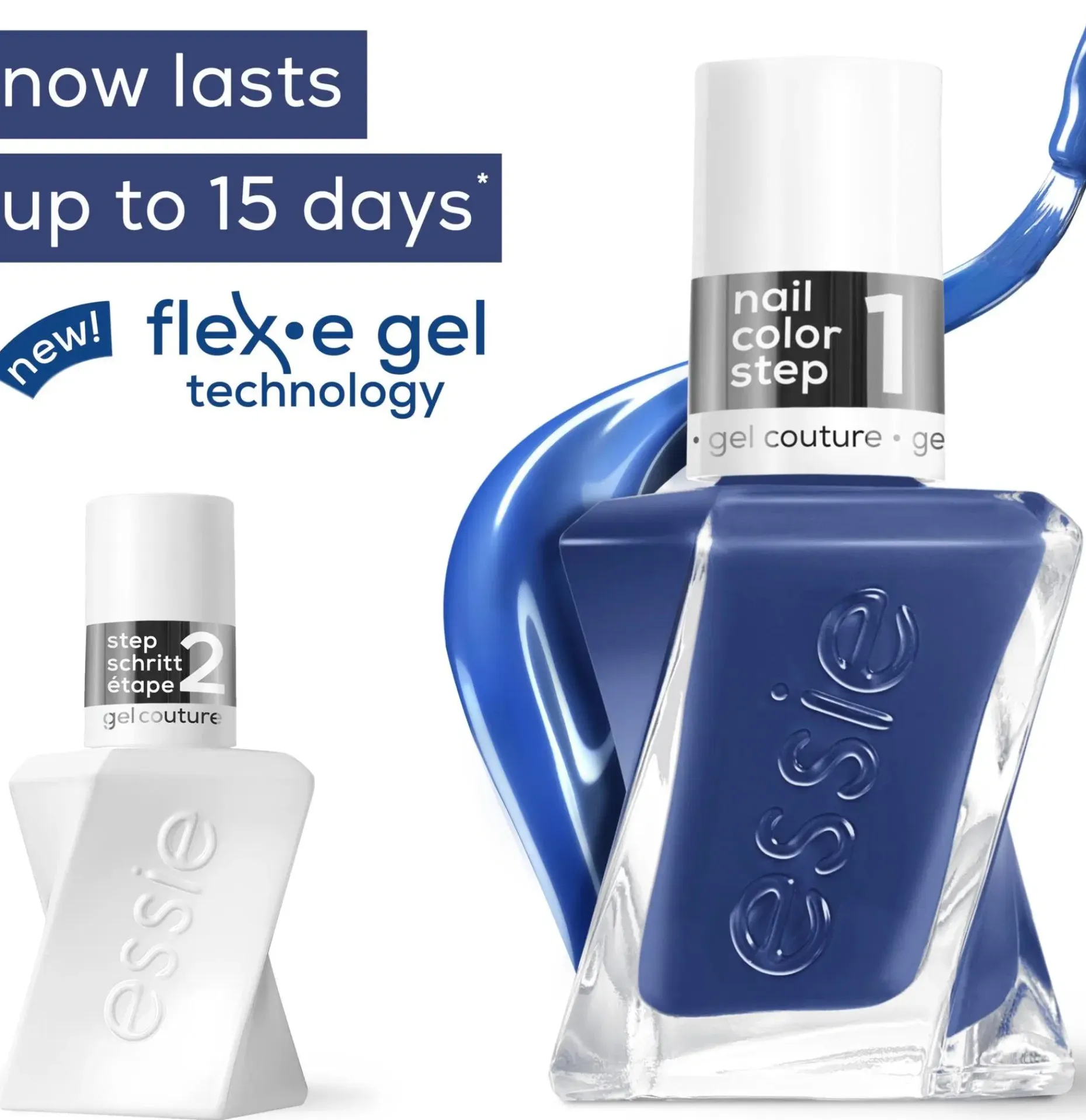 essie gel couture Shiny top coat päällyslakka 13,5ml