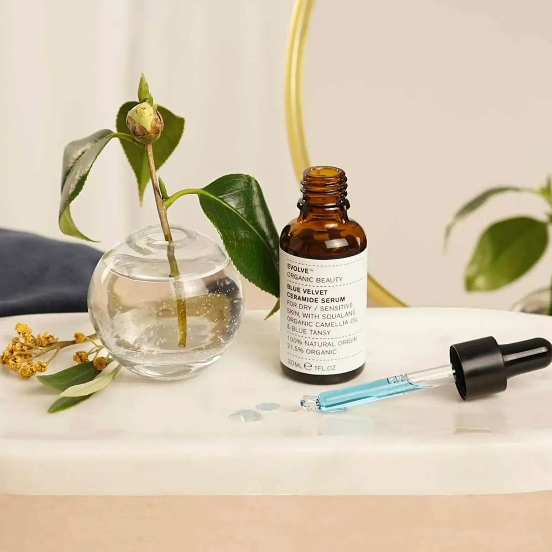 Evolve Organic Beauty Blue Velvet Ceramide Serum Kasvoseerumi 30ml