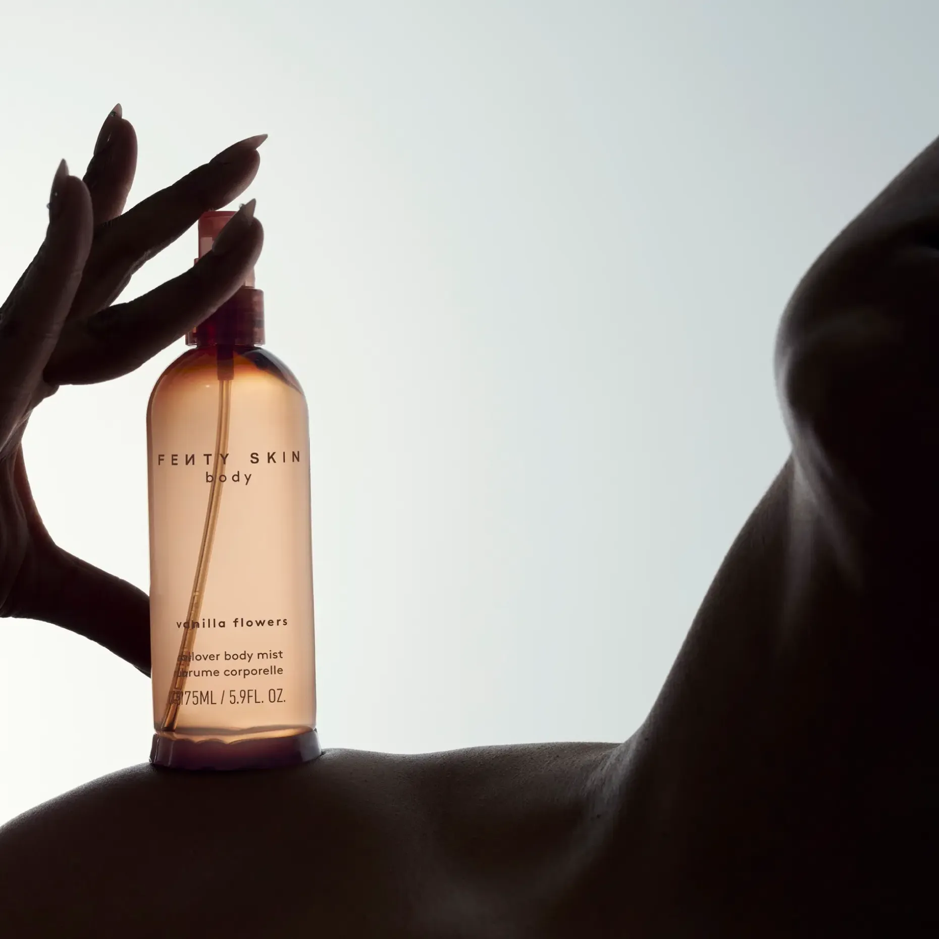 Fenty Skin Allover Body Mist Vanilla Flowers mini vartalotuoksu 75 ml