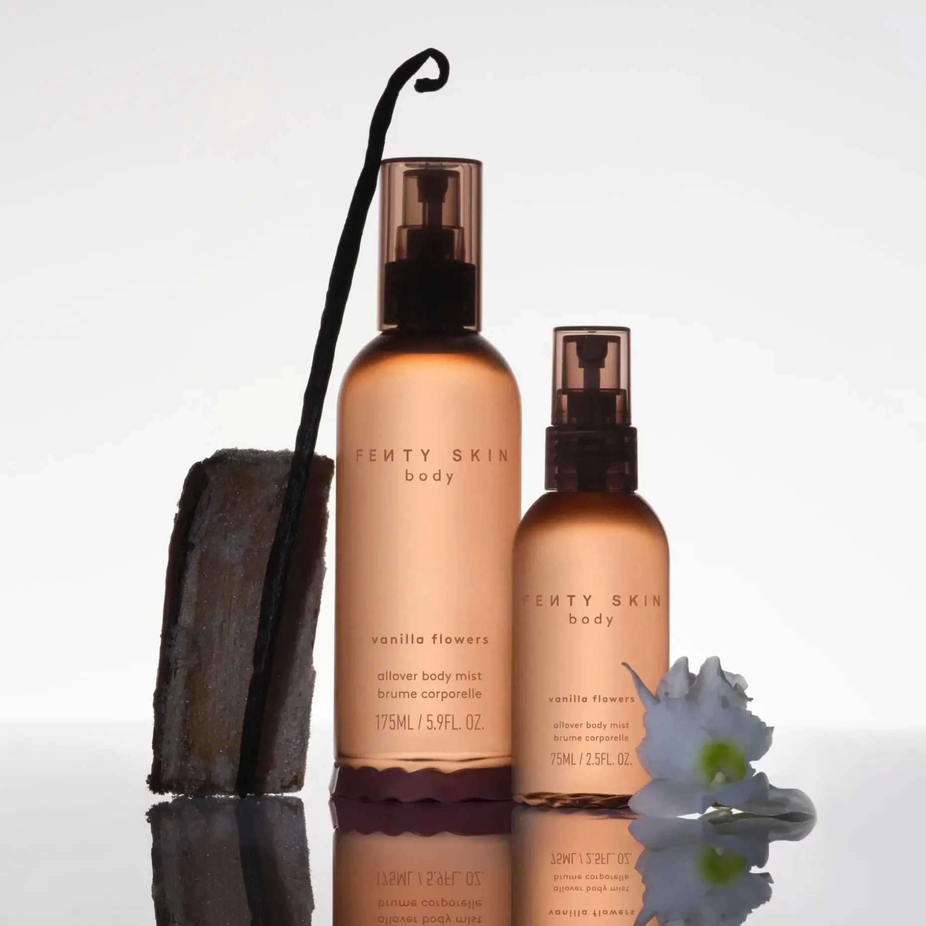 Fenty Skin Allover Body Mist Vanilla Flowers mini vartalotuoksu 75 ml