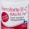 Ferroforte B + C rautasitraatti-vitamiinitabletti 120 tabl