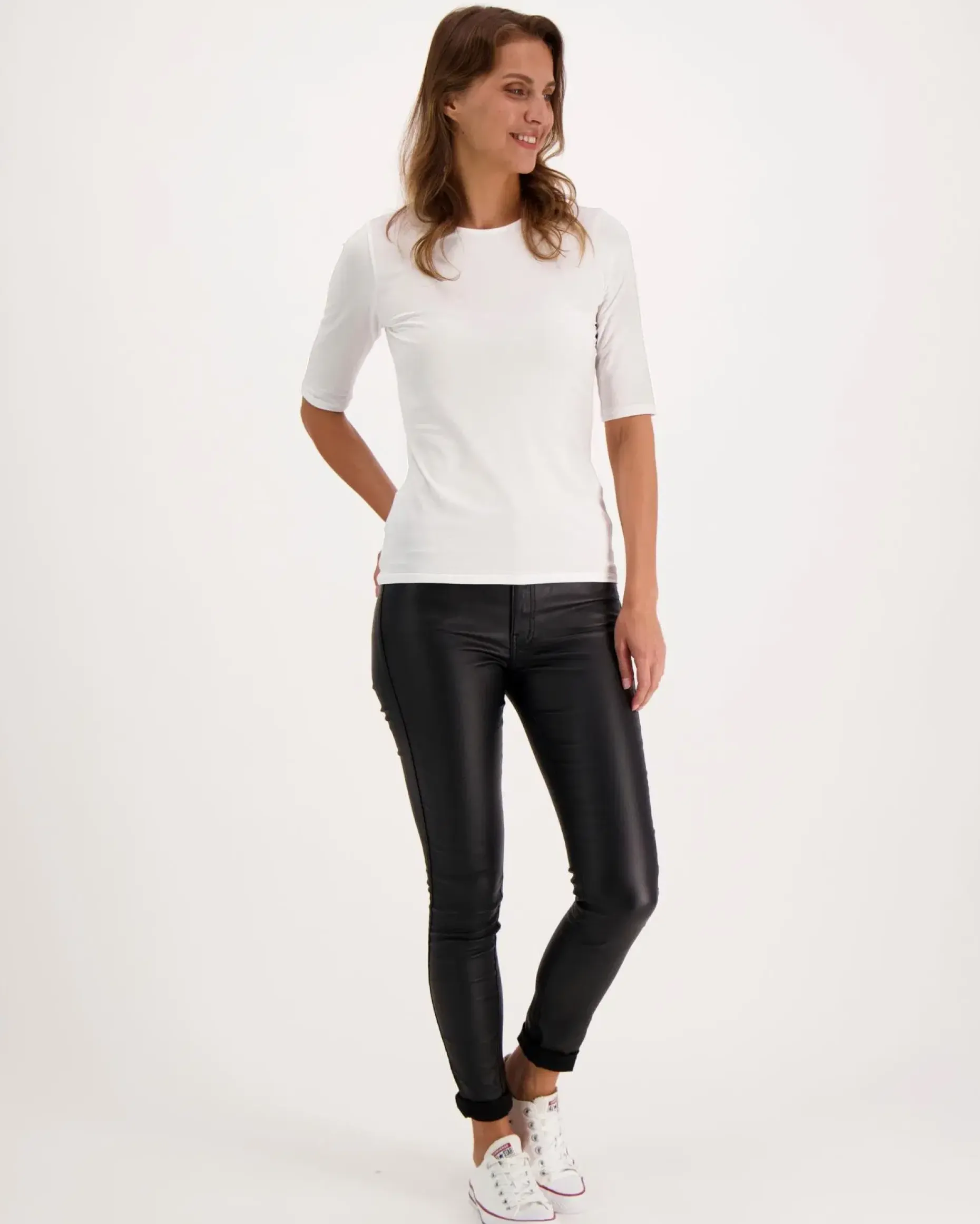 Filippa K Cotton Stretch Elbow Sleeve trikoopaita