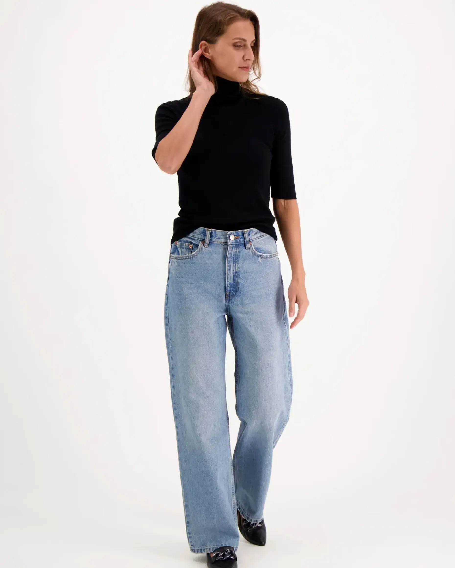 Filippa K Merino Elbow Sleeve neulepusero
