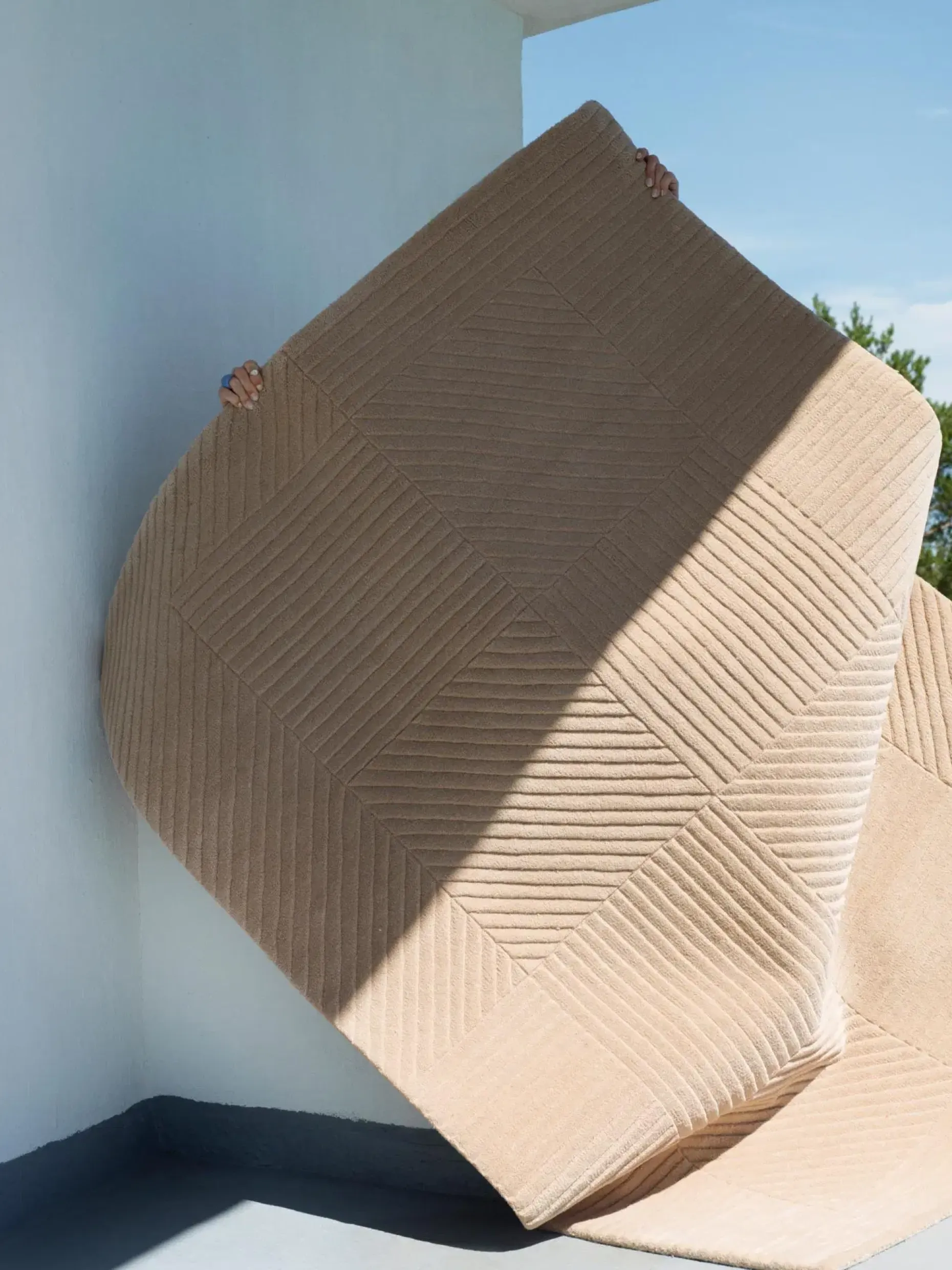 Finarte Kvartsi villamatto beige