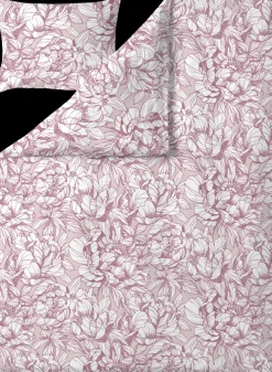 Finlayson Pioni tencell-satiinipussilakanasetti Pioni 150x210+50x60 cm roosa