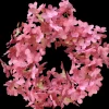 Finnmari Hortensia kranssi halkaisija 28 cm roosa