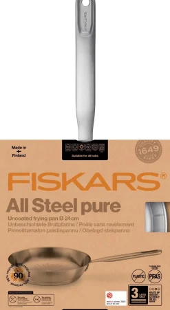 Fiskars All Steel Pure paistinpannu 24 cm