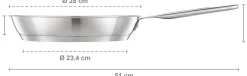 Fiskars All Steel Pure paistinpannu 28 cm