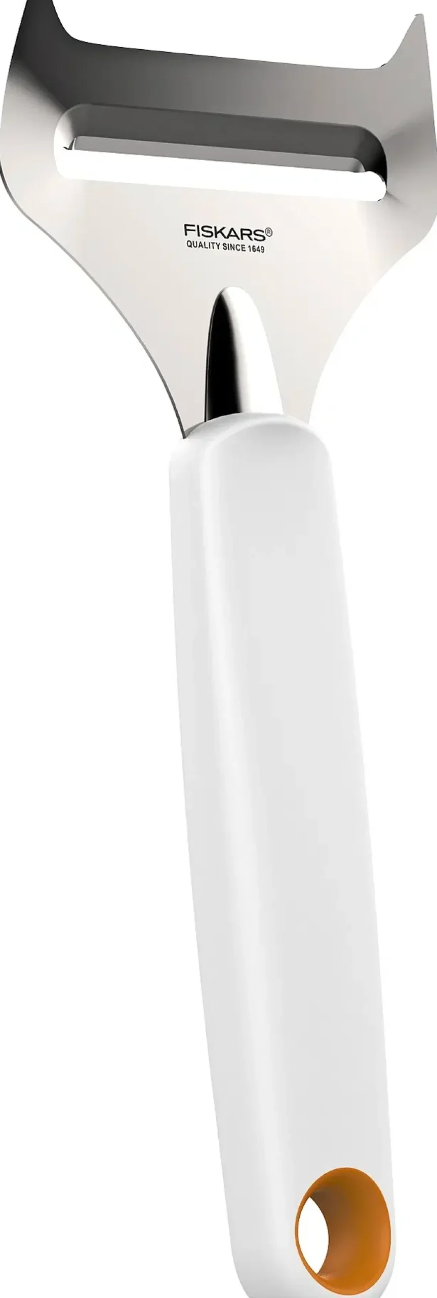 Fiskars Functional Form juustohöylä pehmeille juustoille, valkoinen