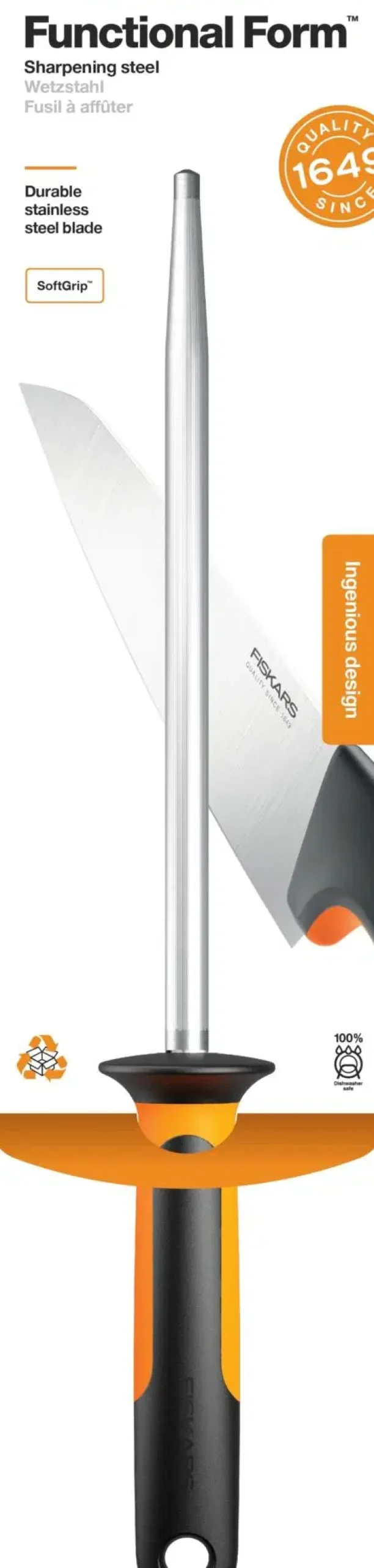 Fiskars Functional Form Teroituspuikko musta 20 cm