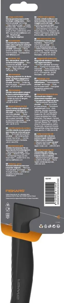 Fiskars Hard Edge suuri kokinveitsi