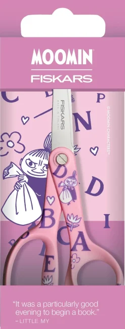 Fiskars Muumi lasten sakset Pikku Myy ABC, 13 cm
