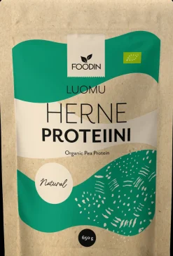 Foodin Herneproteiini, maustamaton luomu 650g
