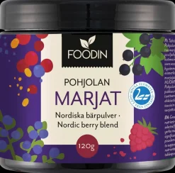 Foodin Pohjolan marjat- kotimainen marjajauhesekoitus, 120g