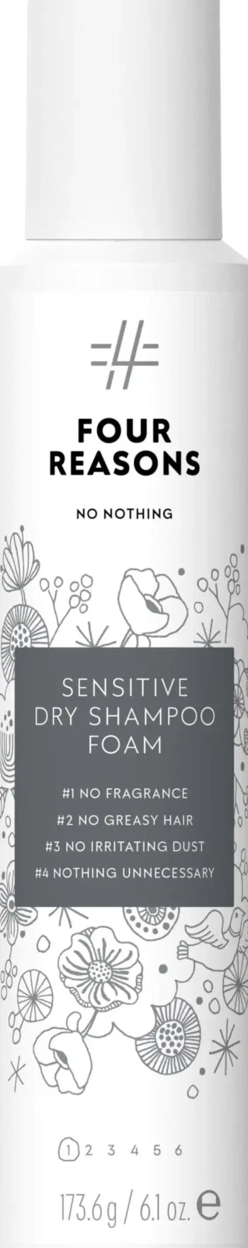 Four Reasons No Nothing Sensitive Dry Shampoo Foam kuivashampoo vaahto 200 ml