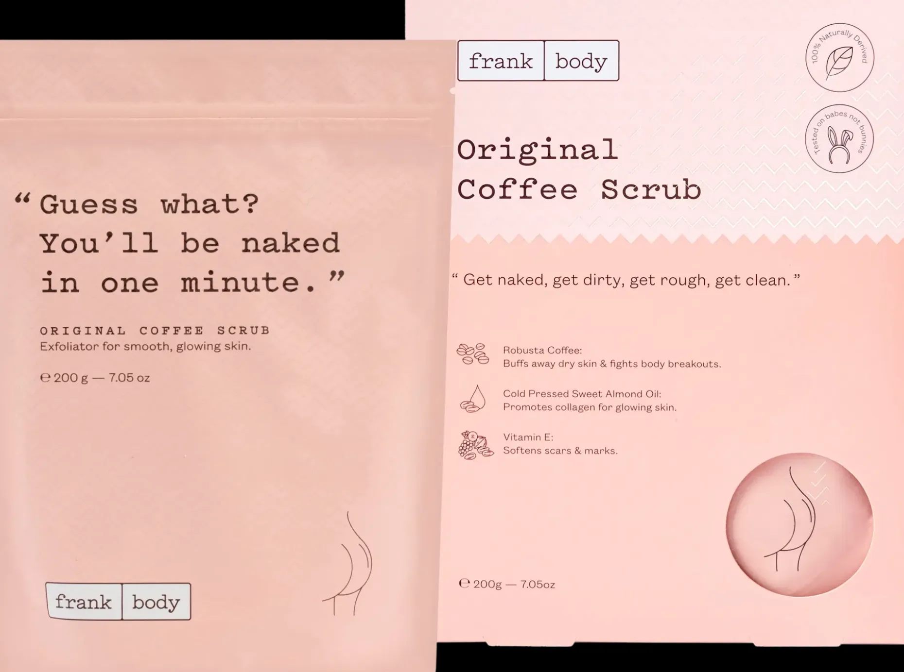 Frank Body Original Coffee Scrub kahvikuorinta vartalolle 200g