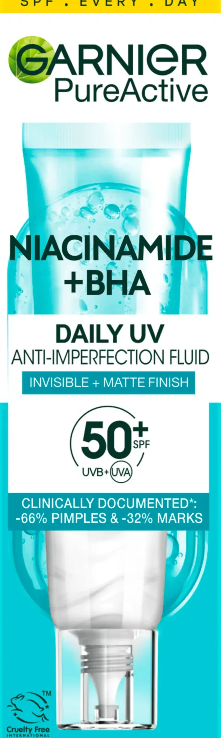 Garnier PureActive uv-voide SPF50 epäpuhtaalle iholle 40 ml