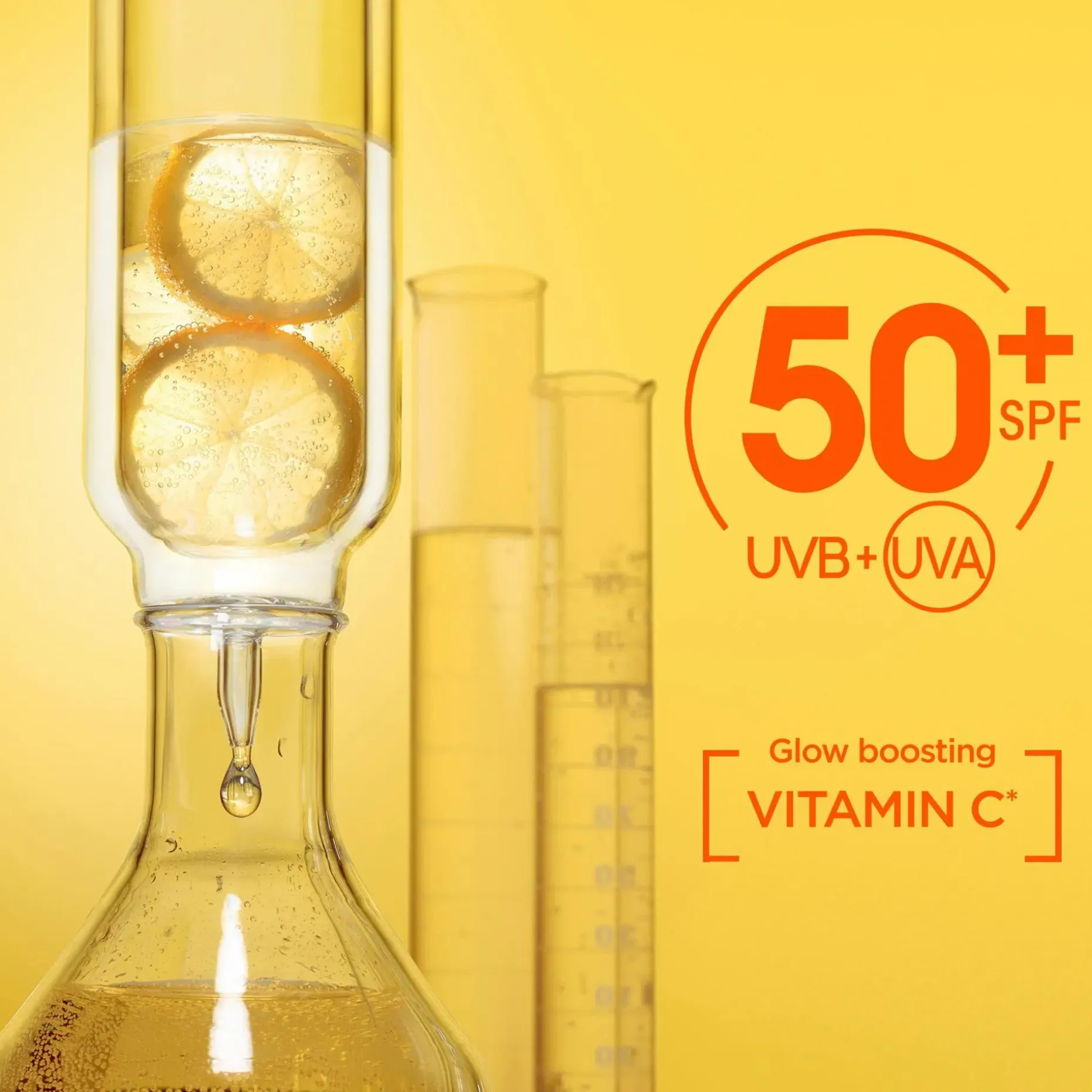 Garnier Vitamin C* Sheer Glow uv-voide SPF50 samealle iholle 40 ml