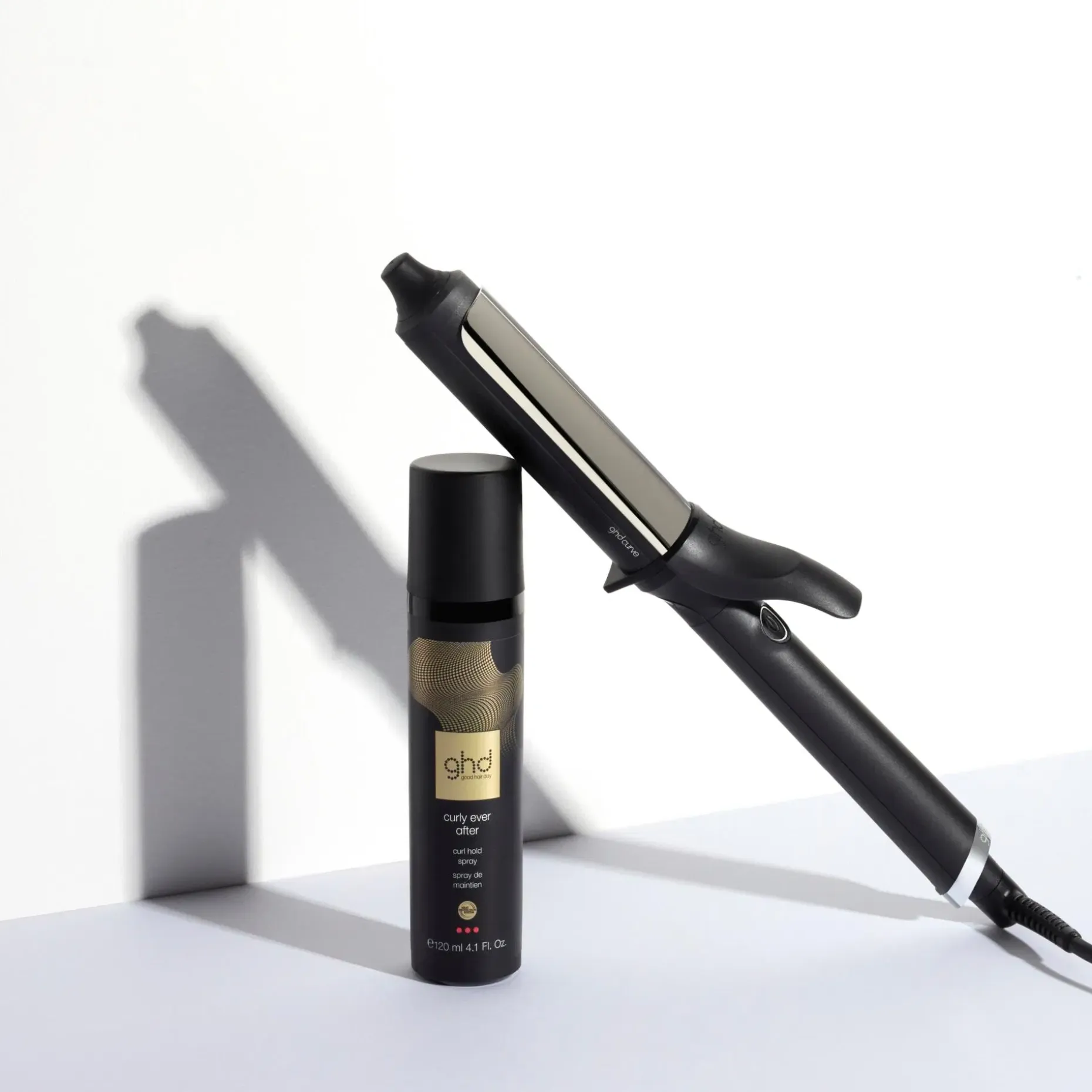 ghd curly ever after curl hold spary kiharasuihke lämpömuotoiluun 120 ml