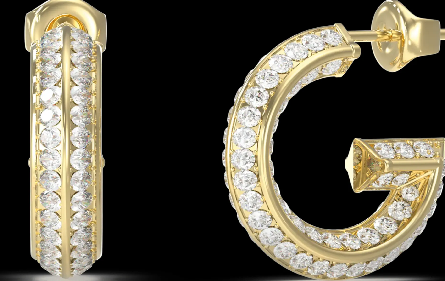 GUESS G CRYSTAL Korvakorut