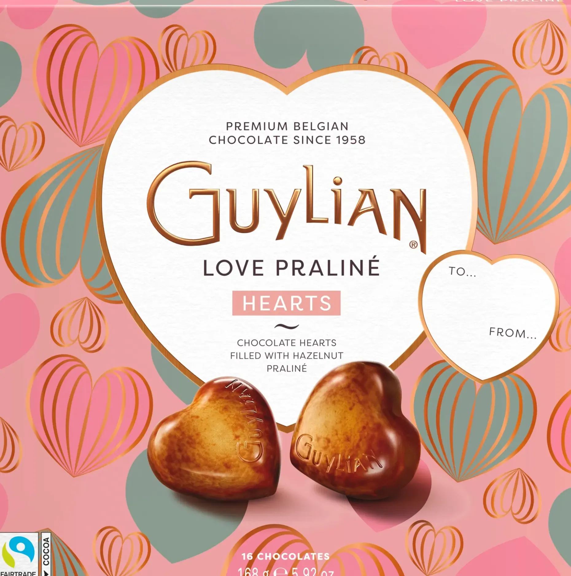 GuyLian Hearts Suklaakonvehti 168g