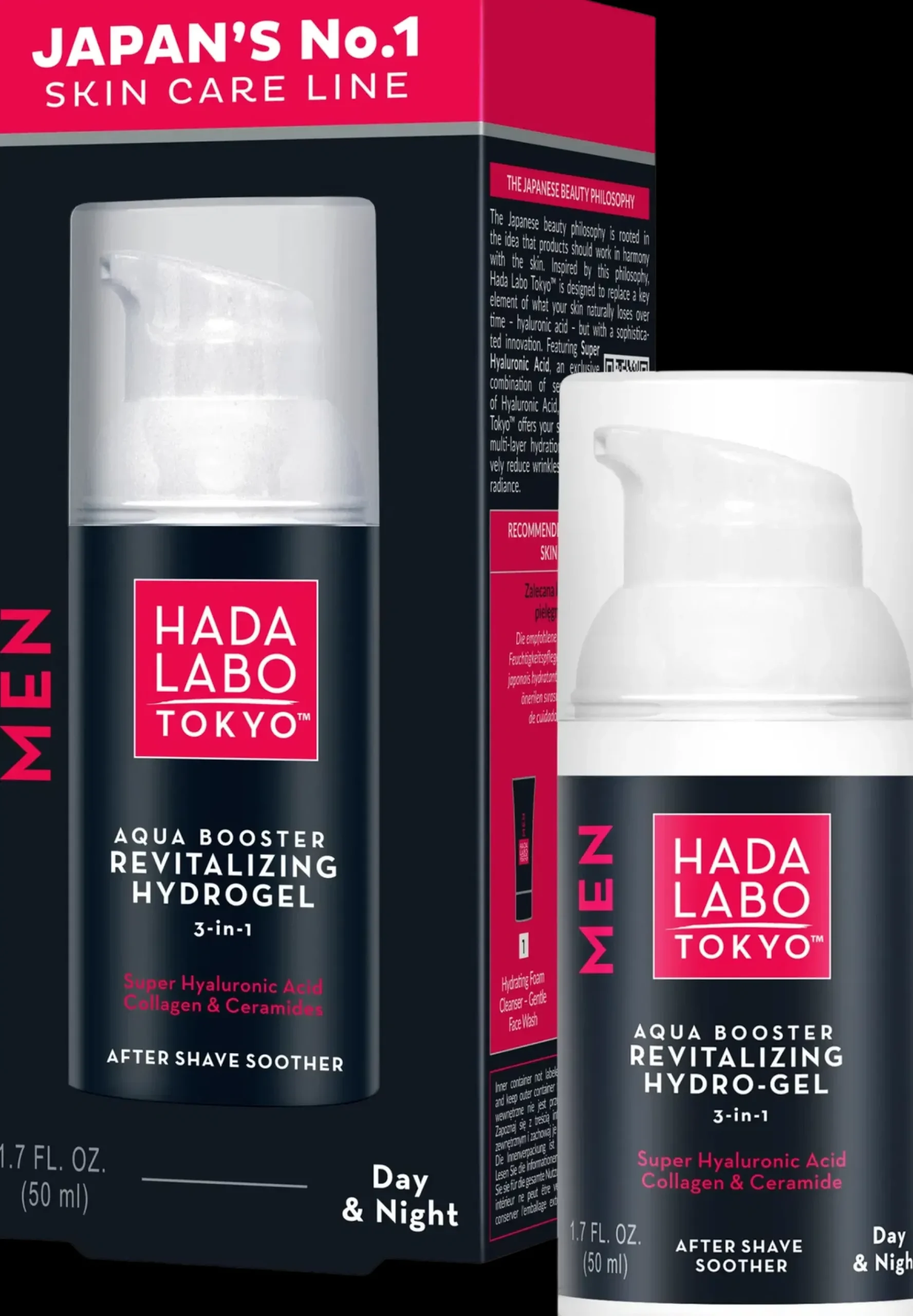 HADA LABO TOKYO MEN Aqua Booster Revitalizing Hydrogel -seerumi50ml