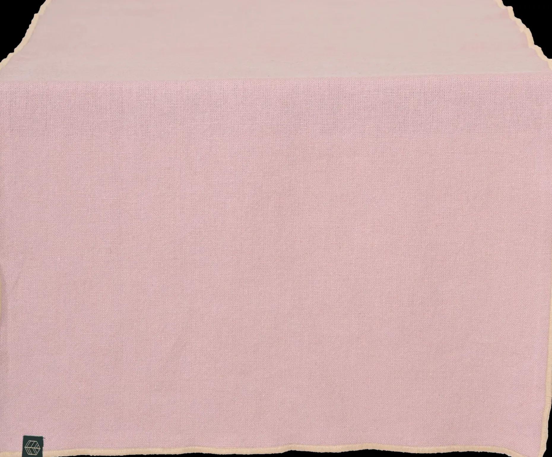 Haomy Kaitaliina Corte pellava-puuvilla 48x160 cm vaaleanpunainen